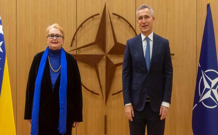 Turković se sastala sa Stoltenbergom: Prisustvo NATO-a u BiH zagarantovano